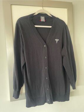 Tesla sweater V-neck cardigan